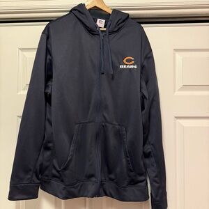 NFL Navy Blue Chicago Bears Zip Hoodie